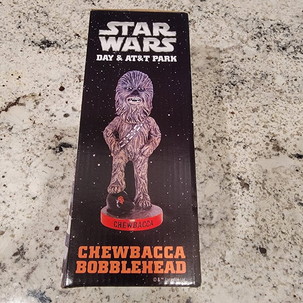 *NEW* SF Giants Star Wars Day Chewbacca Bobblehead Figurine